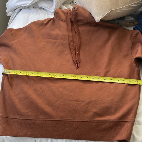 ZARA HEAVY PULLOVER HOODIE SWEATSHIRT - Picture 4 of 5